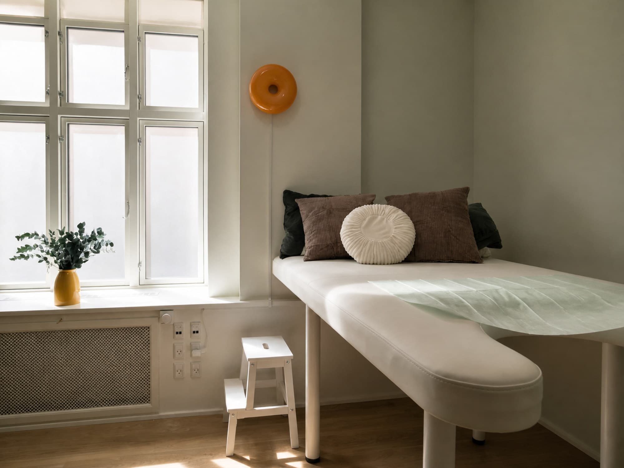 A treatment room at Premier Fertility Clinic in Copenhagen